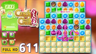 CANDY CRUSH JELLY | Level 611 [NO BOOSTER] FULL HD GAME PLAY