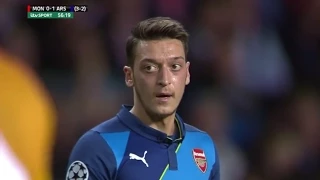 Mesut Özil Vs As Monaco (Away) HD - 17/03/2015 - By: MesutOzil Tv