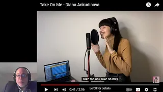 Diana Ankudinova - Take On Me - Margarita Kid Reacts!