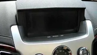 2008 Cadillac CTS navigation system screen