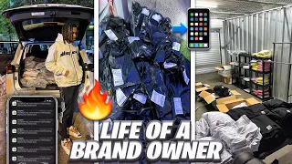 Day in the Life of a Clothing Brand Owner | Ep. 1