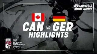 Game Highlights: Canada vs Germany May 15 2018 | #IIHFWorlds 2018