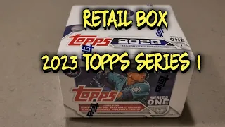 👉 Retail Box Preview 👈 2023 Topps Series 1 Retail Box Opening! Big Rookie Parallel 😎