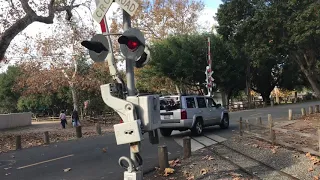 (4K views!!!) Old railroad crossing on the Irvine Park Railroad!!