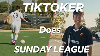 Tiktoker attempts Sunday League Soccer