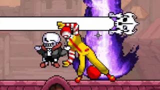 beating ronald with sans - Rivals of aether (unedited)