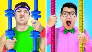 JOCK VS NERD IN PRISON | 6 CRAZY AWKWARD SITUATIONS IN JAIL BY CRAFTY HYPE