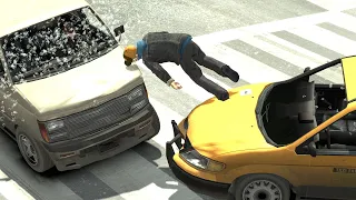 No Seatbelt Car Crashes Ep.6 - GTA 4 (Euphoria Ragdolls)