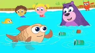 Keep your surrounding clean  | Good Habits for kids | Moral Stories | Polly Olly