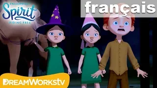 Une bonne frayeur pour La Mèche | SPIRIT AU GALOP EN TOUTE LIBERTÉ @DreamWorksTVFrancais