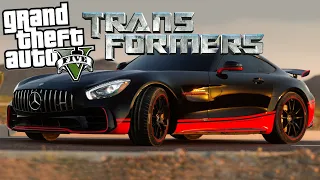 TRANSFORMERS 5 DANS GTA5 : AVOIR LA MERCEDES AMG GT-R DE DRIFT - Mrjksaw