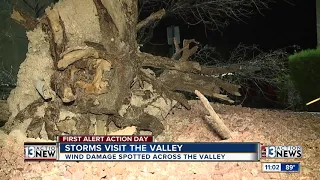 Winds tear through Las Vegas valley overnight