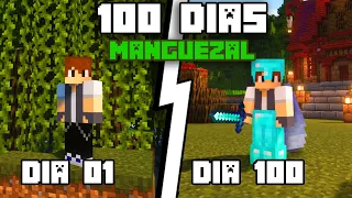 Eu Sobrevivi 100 Dias em um MANGUE no Minecraft Hardcore - O Filme