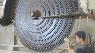 Amazing Fastest Hand Stone Splitting Technique - Incredible Modern Granite Rock Cutting Machines