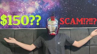 $150 Motorized Mark 5 Iron Man Helmet Review!?!?