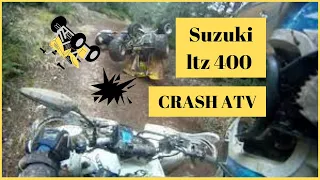 Suzuki LTZ 400 Crash ATV #fails #atvfails #suzuki #suzukilovers