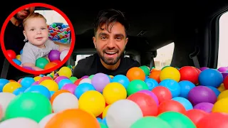 فاجأت بيبي ب 10,000 كرة ملونة !! 🎈👶🏼