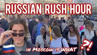 Is Moscow RUSH HOUR in Russia CRAZY ?!