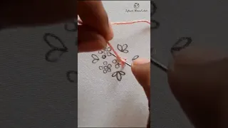 French knot stitch embroidery / French knot flowers / Embroidery tutorial for beginners.