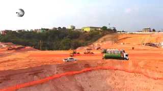 ARENA MRV CÓRREGO TIJUCO FALTA MUITO POUCO PARA FINALIZAR OS TRABALHOS DE TERRAPLANAGEM..