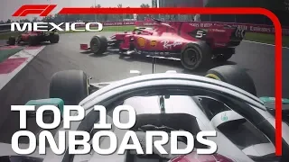 Drama At The Start, Amazing Overtakes And The Top 10 Onboards | 2019 Mexican Grand Prix