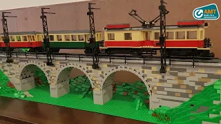 Ferrovia Genova Casella, il modellino costruito con i mattoncini LEGO® esposto in stazione a Manin