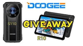 Doogee S110 mobile phone and rugged R10 tablet - Giveaway