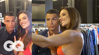 Behind the Scenes of Alessandra Ambrosio's GQ Body Issue Shoot with Cristiano Ronaldo | GQ