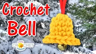 Christmas Bell Ornament Crochet Pattern & Tutorial