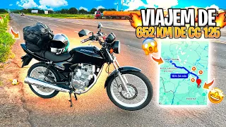 PRIMEIRA VIAGEM DE CG 125 FAN 2008!