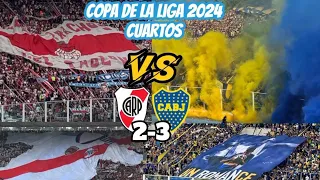 Superclásico River Plate VS Boca Juniors duelo en Córdoba por los cuartos de la Copa de la Liga 2024