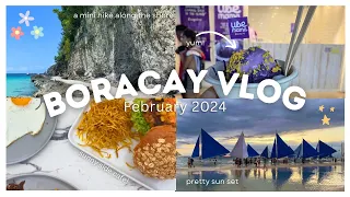 Boracay Travel Vlog 2024 | 3D2N trip to Boracay! Going on a mini hike and everything we ate 🌊