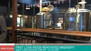 Watch: 3News' Will Ujek gives us first look at Great Lakes Brewing Company renovations