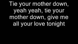 Queen - Tie Your Mother Down (Lyrics)