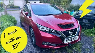 1 week of owning an electric Nissan Leaf!