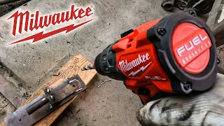 PIERWSZA RAZ z WIERTARKĄ MILWAUKEE M18 FDD3 158 Nm