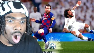 American FIRST TIME REACTION to Lionel Messi vs Physics