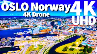 Oslo Norway in 4K ULTRA HD HDR Drone