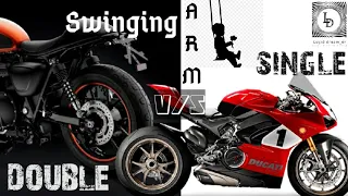 DOUBLE SIDED vs SINGLE SIDED swingarm//അറിയേണ്ടതെല്ലാം...