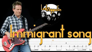 Led Zeppelin - Immigrant Song (Bass Tabs & Notation) By Chami's Bass