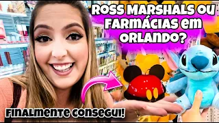 COMPARANDO ROSS E MARSHALS COM AS FARMÁCIAS DE ORLANDO E FINALMENTE COMI O DOCE DO MICKEY |Vlog 17