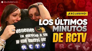 ⌛ LOS ÚLTIMOS MINUTOS de RCTV ¿Qué pasó en realidad?