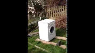 Jumping BEKO Washing machine Destruction