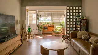 Inside A Family's 40-Year Old HDB Home With An Indoor Garden Balcony