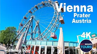 Vienna Prater, Austria 🇦🇹 Walking Tour May 2022 | Amusement Park (4k UHD 60fps)