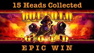 Holland Casino ★ GIANT JACKPOT HANDPAY ★ 15 Heads Buffalo Gold Slot Machine Wonder 4 Tall Fortunes