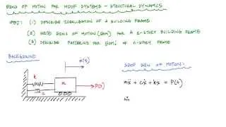 Introduction to MDOF Systems (1/3) - Structural Dynamics