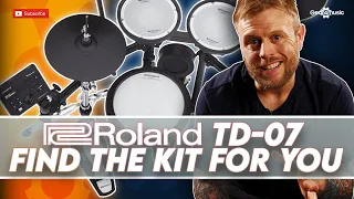 Roland TD-07 electronic drums – Find the kit for you