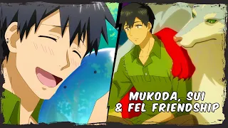 Mukoda Sui and Fel Funny Friendship Scenes | Campfire Cooking in Another World