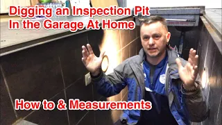 Digging an Inspection Pit in Your Garage at Home (How I Did Mine)